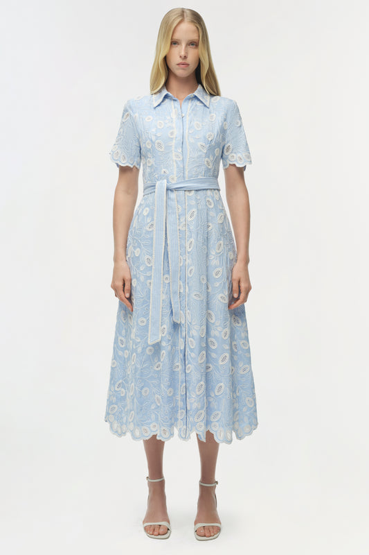 ROBE AUDRIA BLEU - TIDEPOOL MULTI