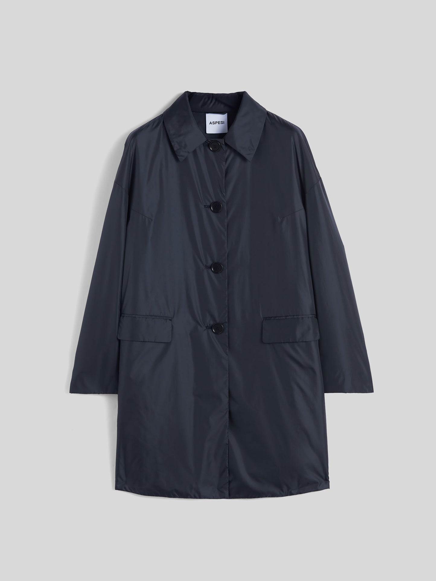 MANTEAU CLASSIQUE EN NYLON TEENA - MARINE