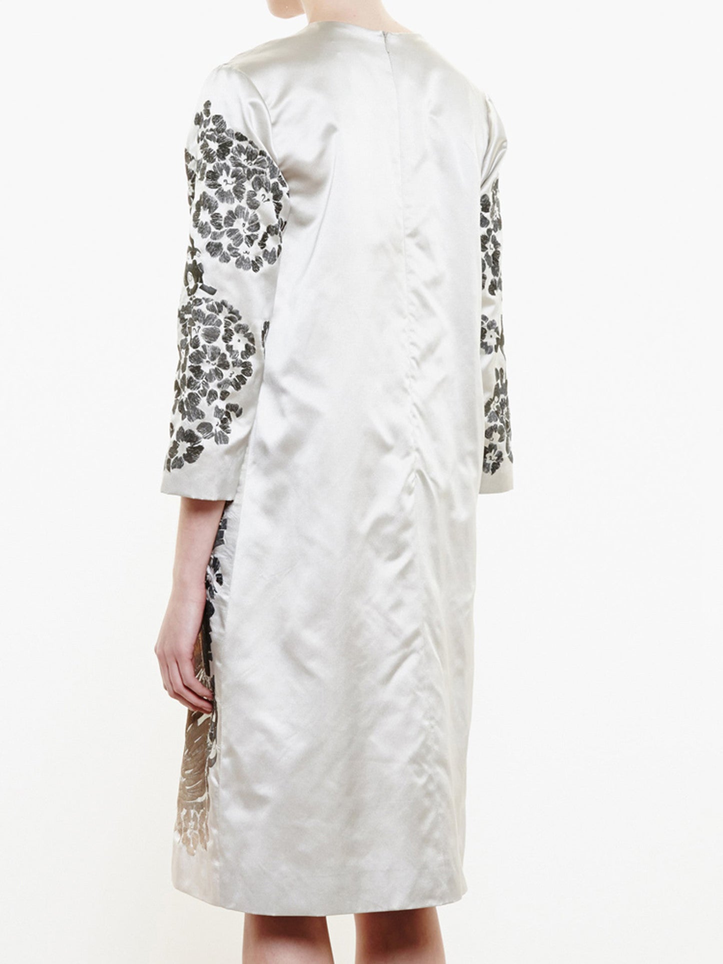 ROBE BÉATRICE EN SOIE BRODÉE