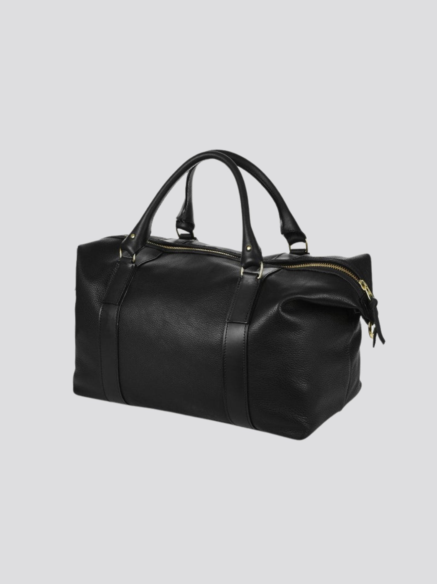 SAC CAPITAINE EN CUIR - NOIR