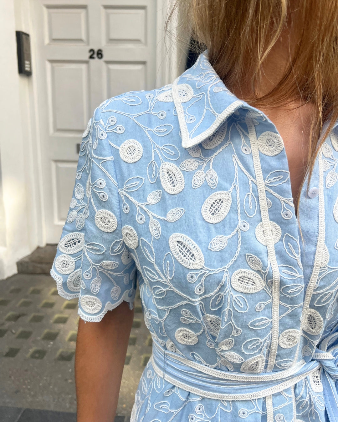 ROBE AUDRIA BLEU - TIDEPOOL MULTI