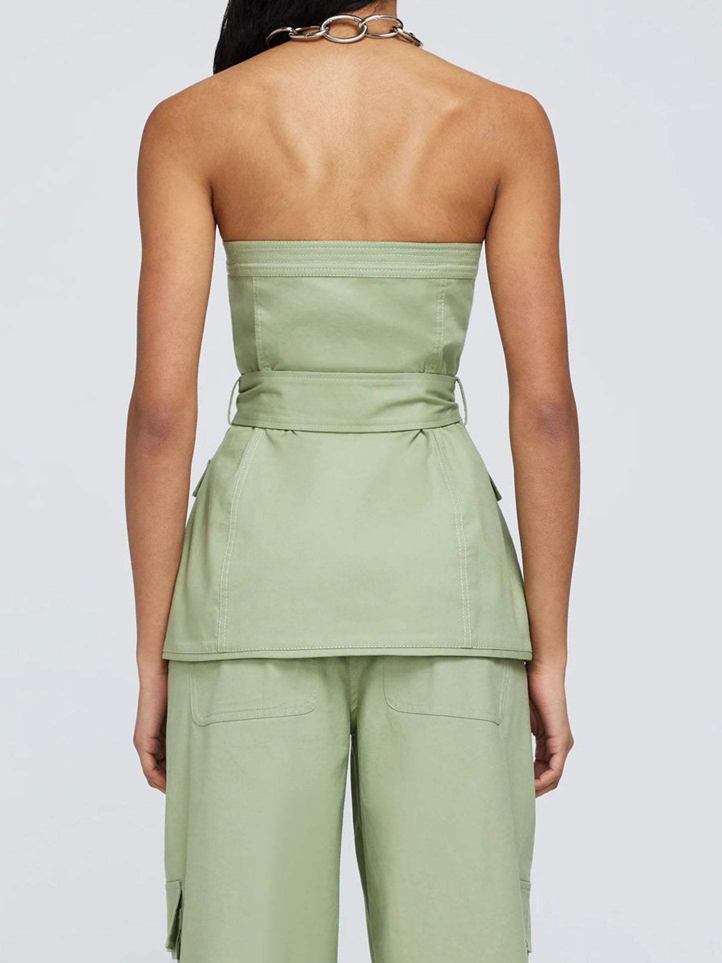 BUSTIER ELETTRA - VERT SAUGE