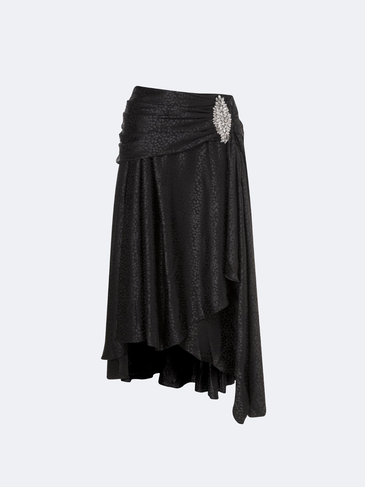 JUPE VERA ASYMÉTRIQUE - NOIR