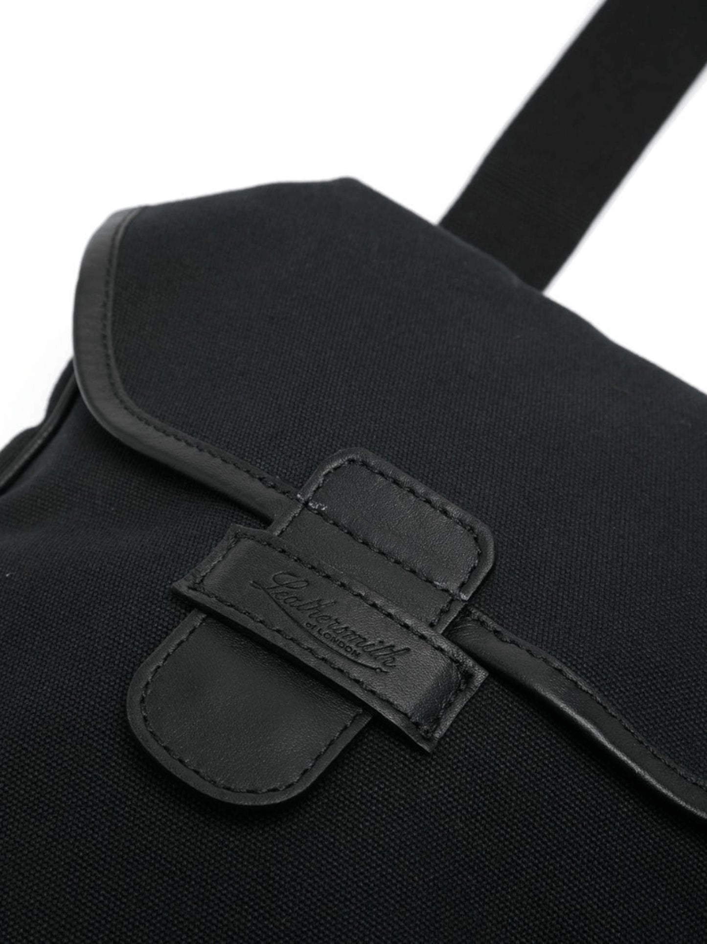 SAC BANDOULIÈRE EN TOILE - NOIR