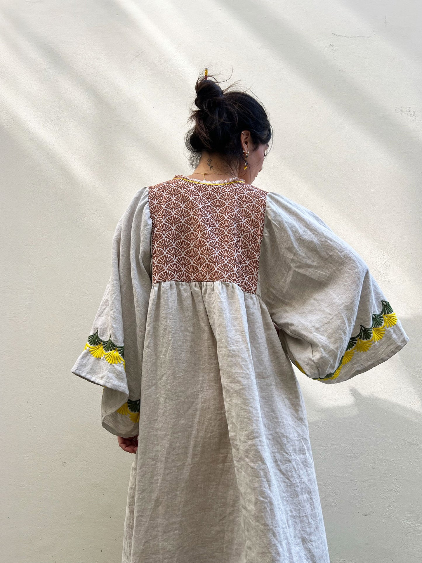 ROBE LONGUE LEVANTE - COULEUR NATURELLE