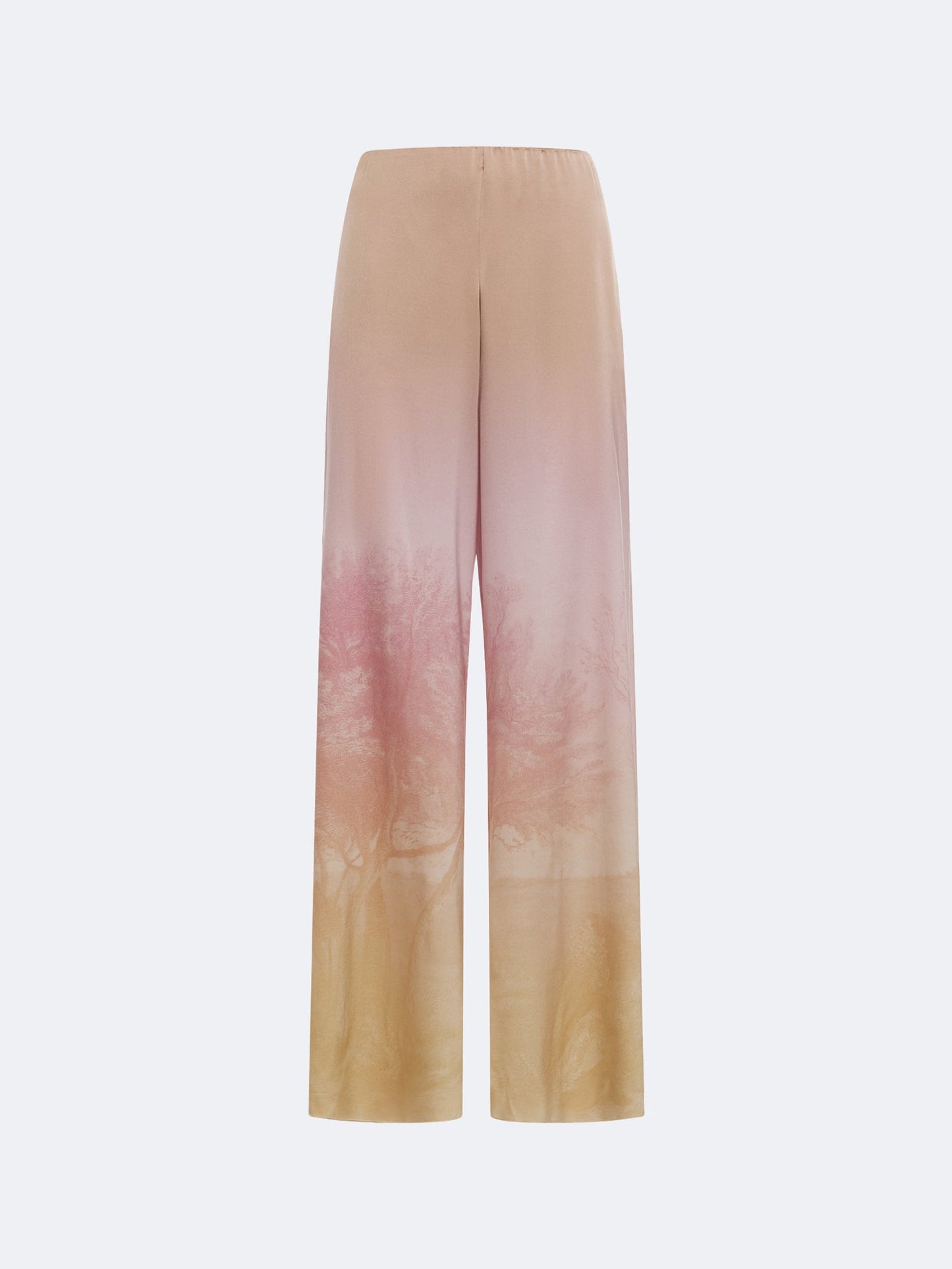 PANTALON EN SOIE ADASTRGUM - ROSE