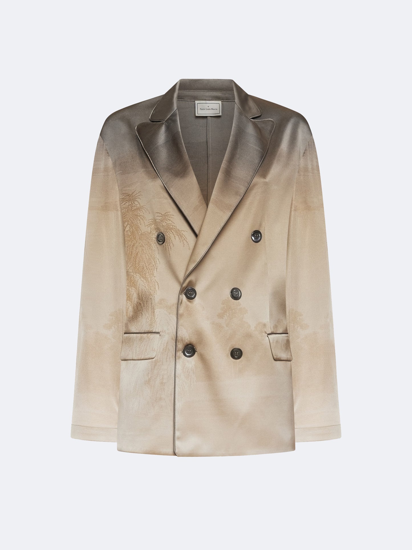 BLAZER ADASTRGUM EN SOIE - GRÈGE