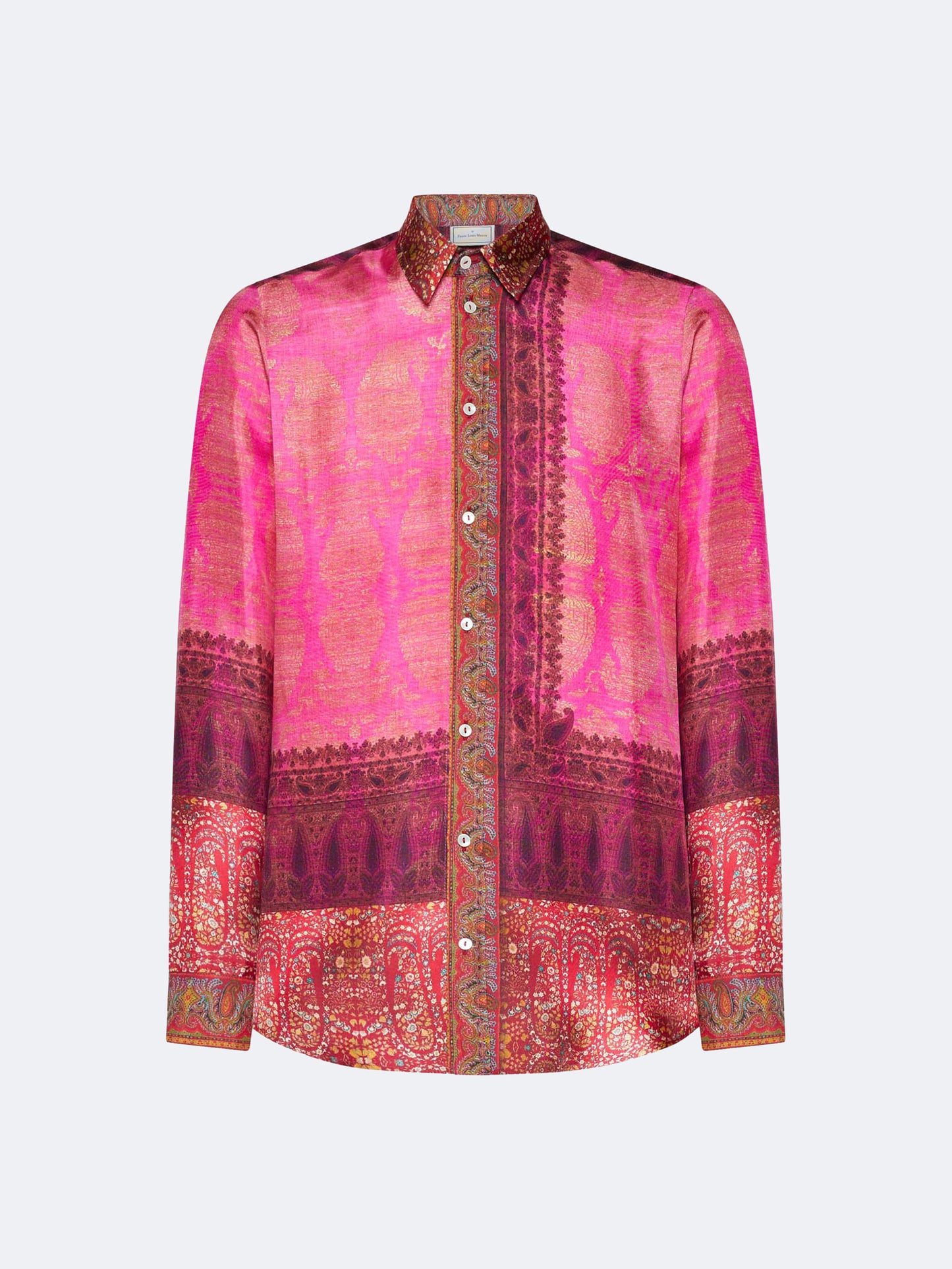 CHEMISE ALOE EN SOIE - ROSE FUSCHIA