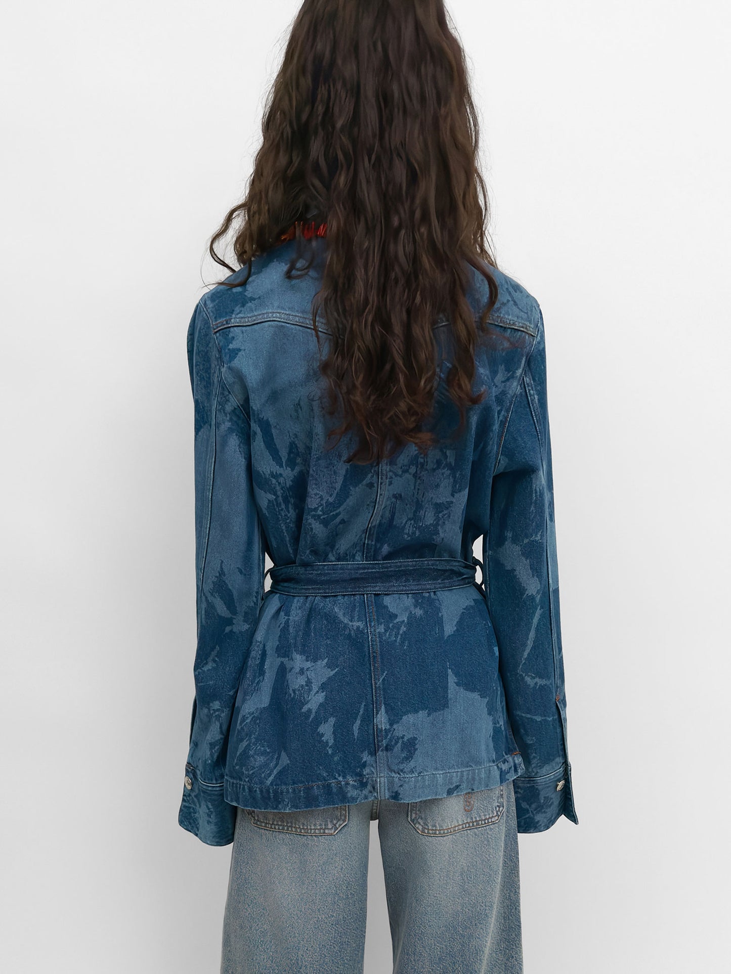 VESTE DENIM PICO - INDIGO FLOWER