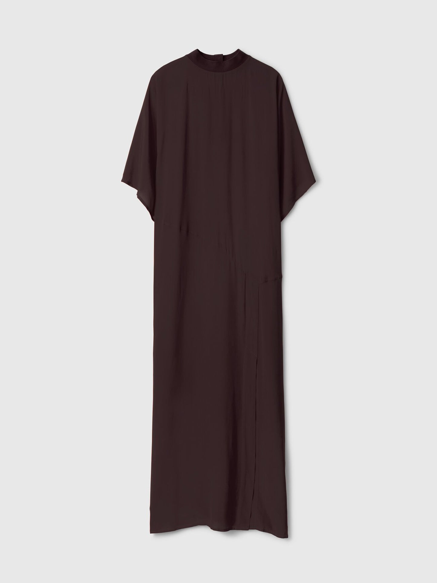 ROBE DRAPÉE SANDRA - CAFÉ