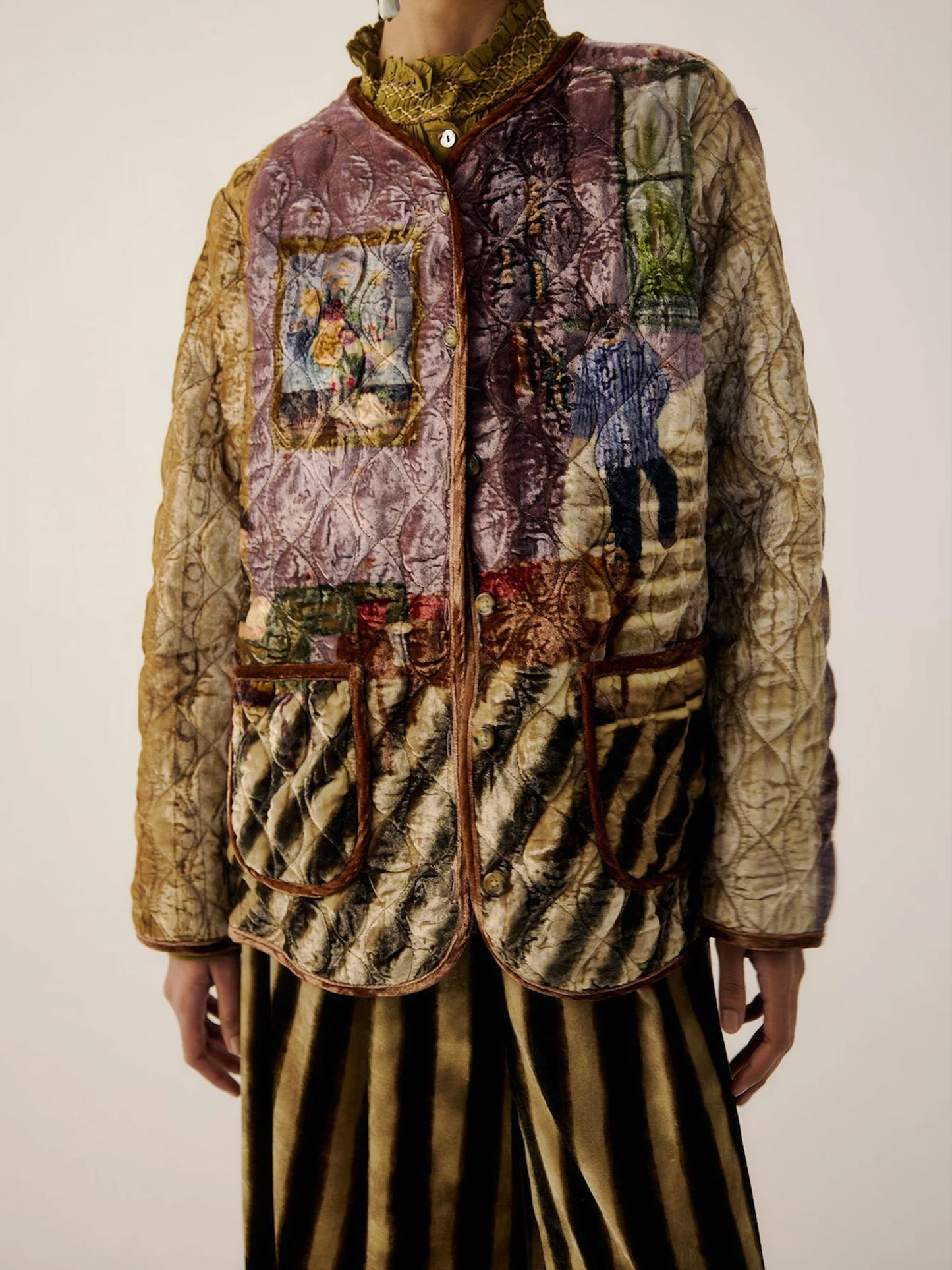 VESTE QUILTED - LIVING ROOM PRINT MULTI