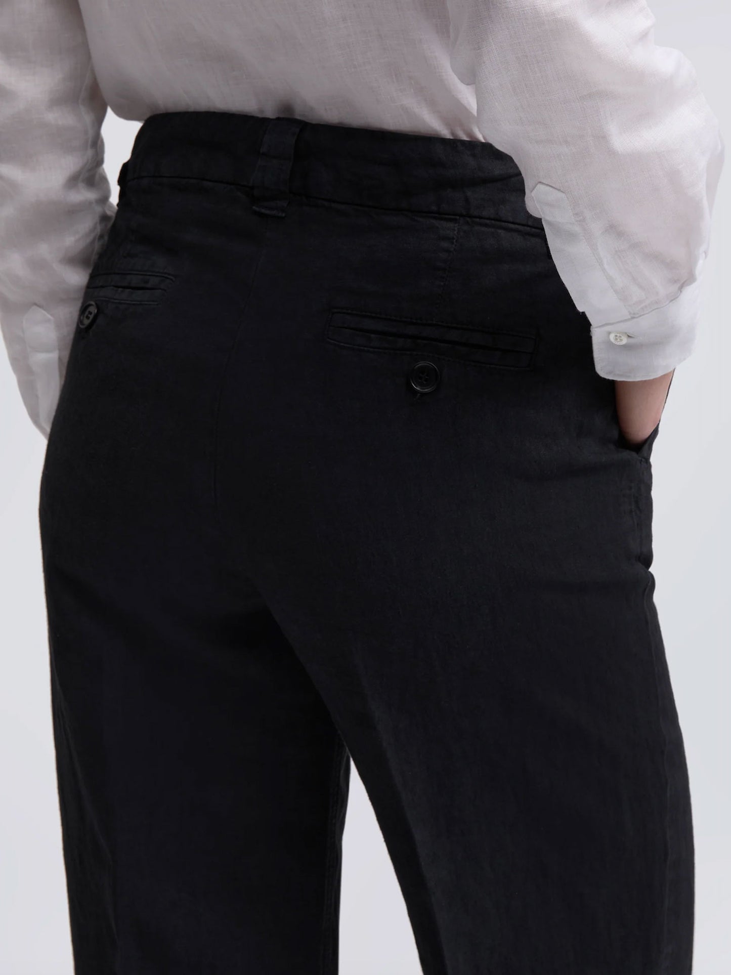 COSTUME EN COTON / LIN - NOIR