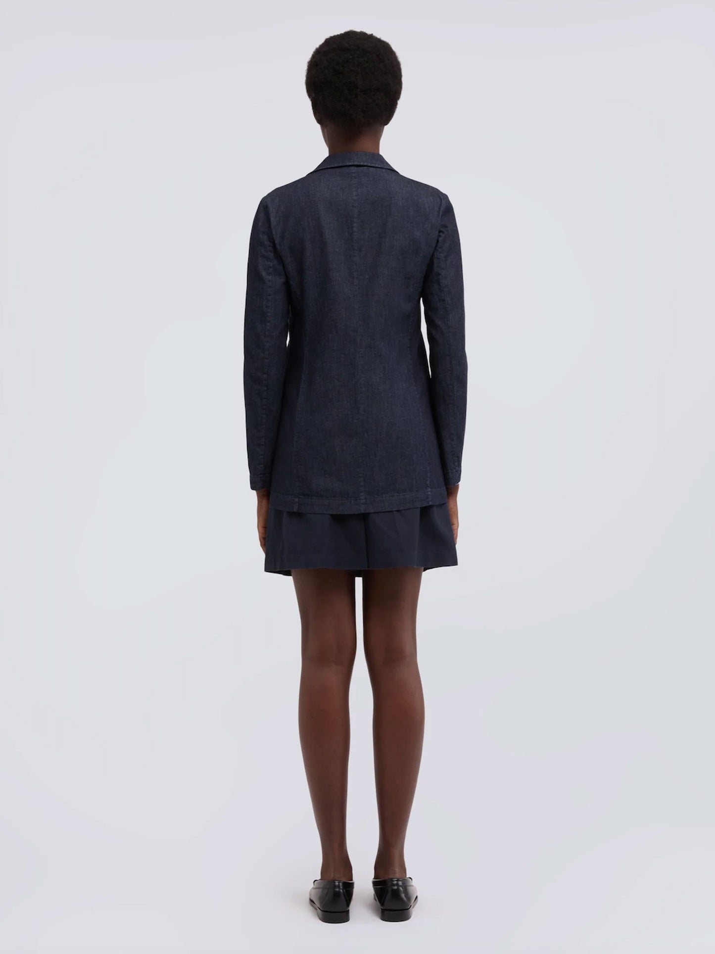 VESTE TAILLEUR DÉSTRUCTURÉE - DENIM