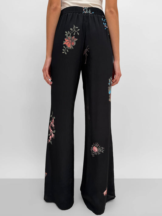 PANTALON EZRA DUCHESS - BLACK MULTI