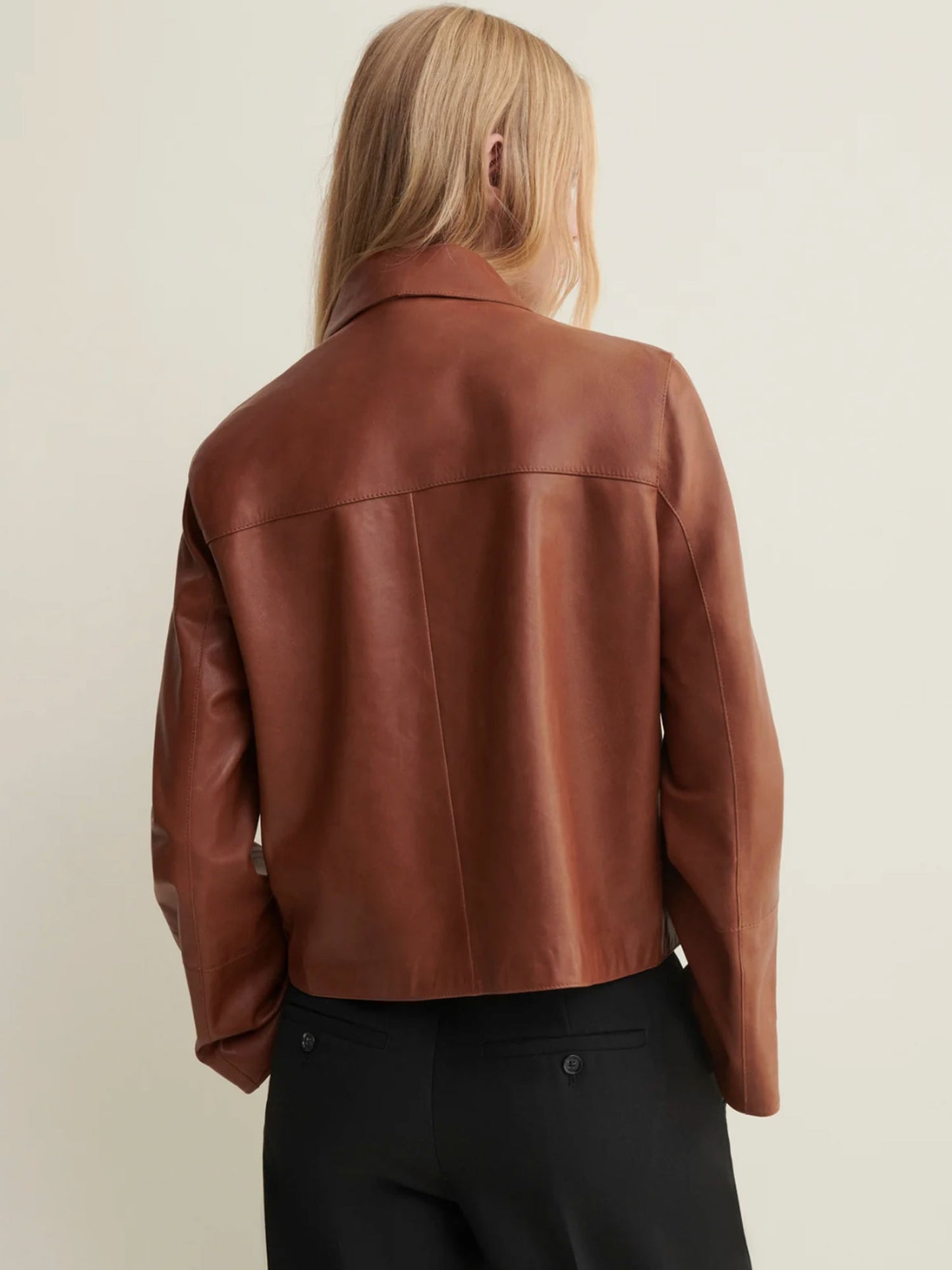 VESTE FEM - COGNAC