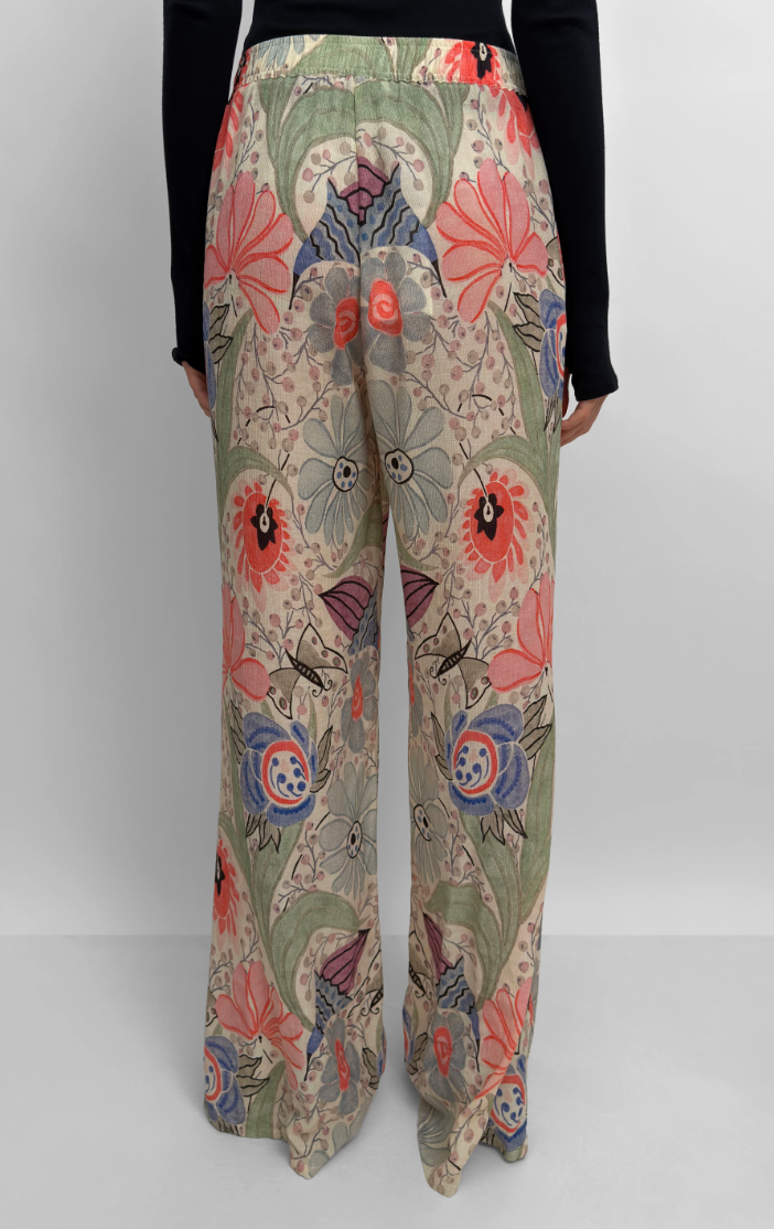 PANTALON EZRA DUCHARNE - CORAL MULTI