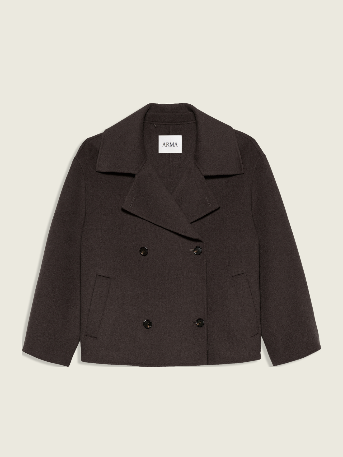 VESTE MANILA WOOL UMBER