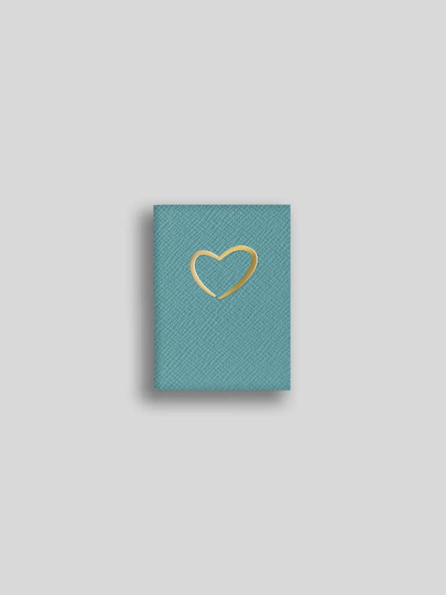 MINI CARNET D'ADRESSES ST VALENTIN - BLEU TURQUOISE