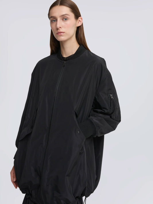 BLOUSON FACON BOMBER EN TISSU TECHNIQUE AVEC OUATE THERMORE®