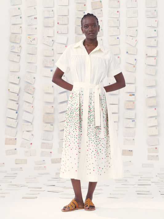 ROBE LAURIS LA PROVENCE - CREAM