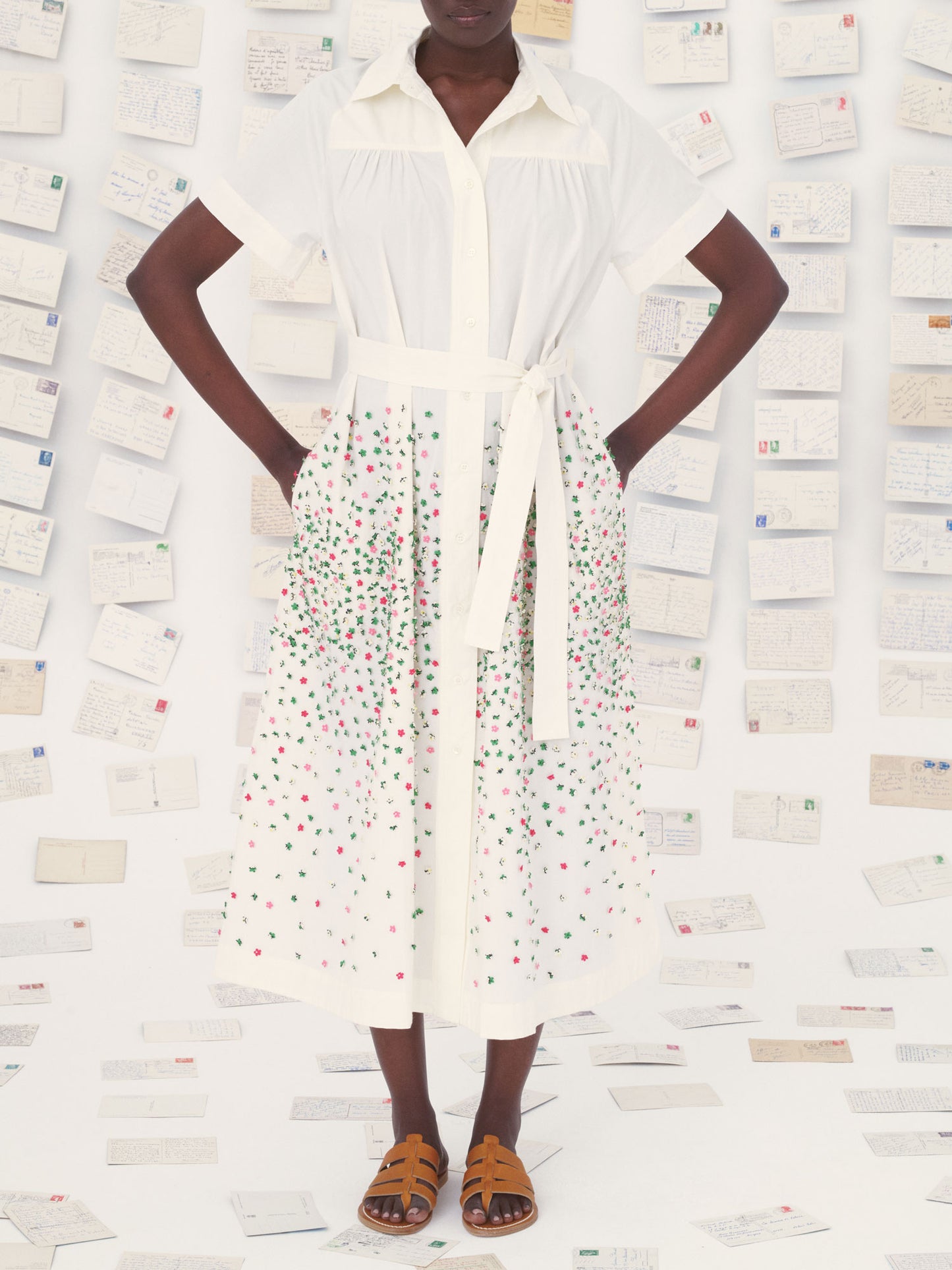 ROBE LAURIS LA PROVENCE - CREAM