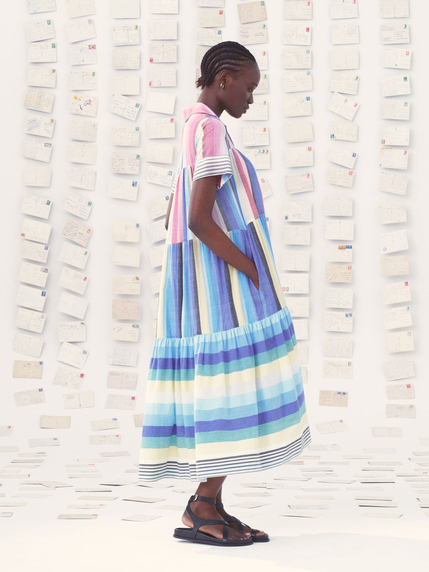 ROBE MICHELLE LES CYCLADES - BLEU