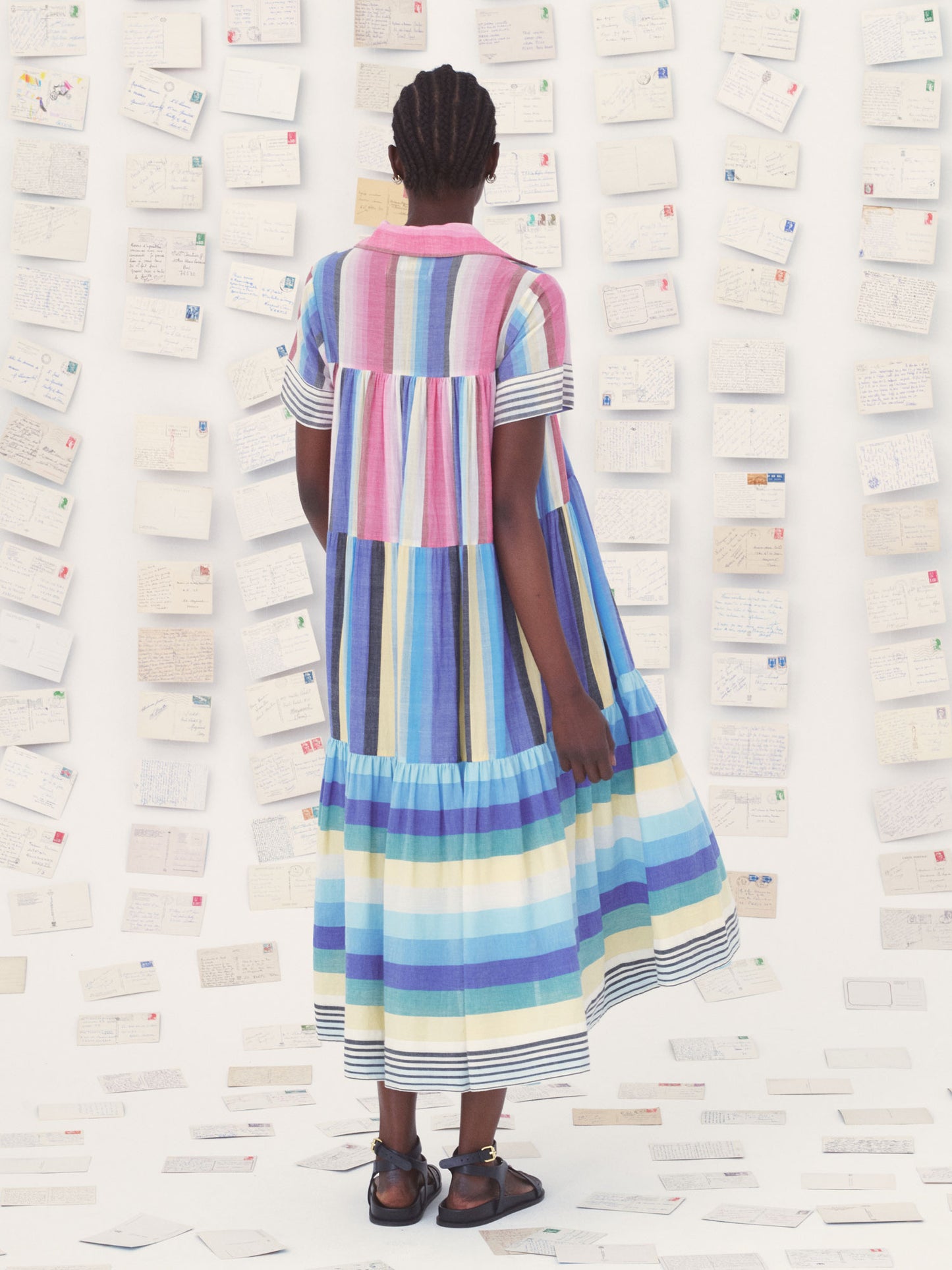 ROBE MICHELLE LES CYCLADES - BLEU