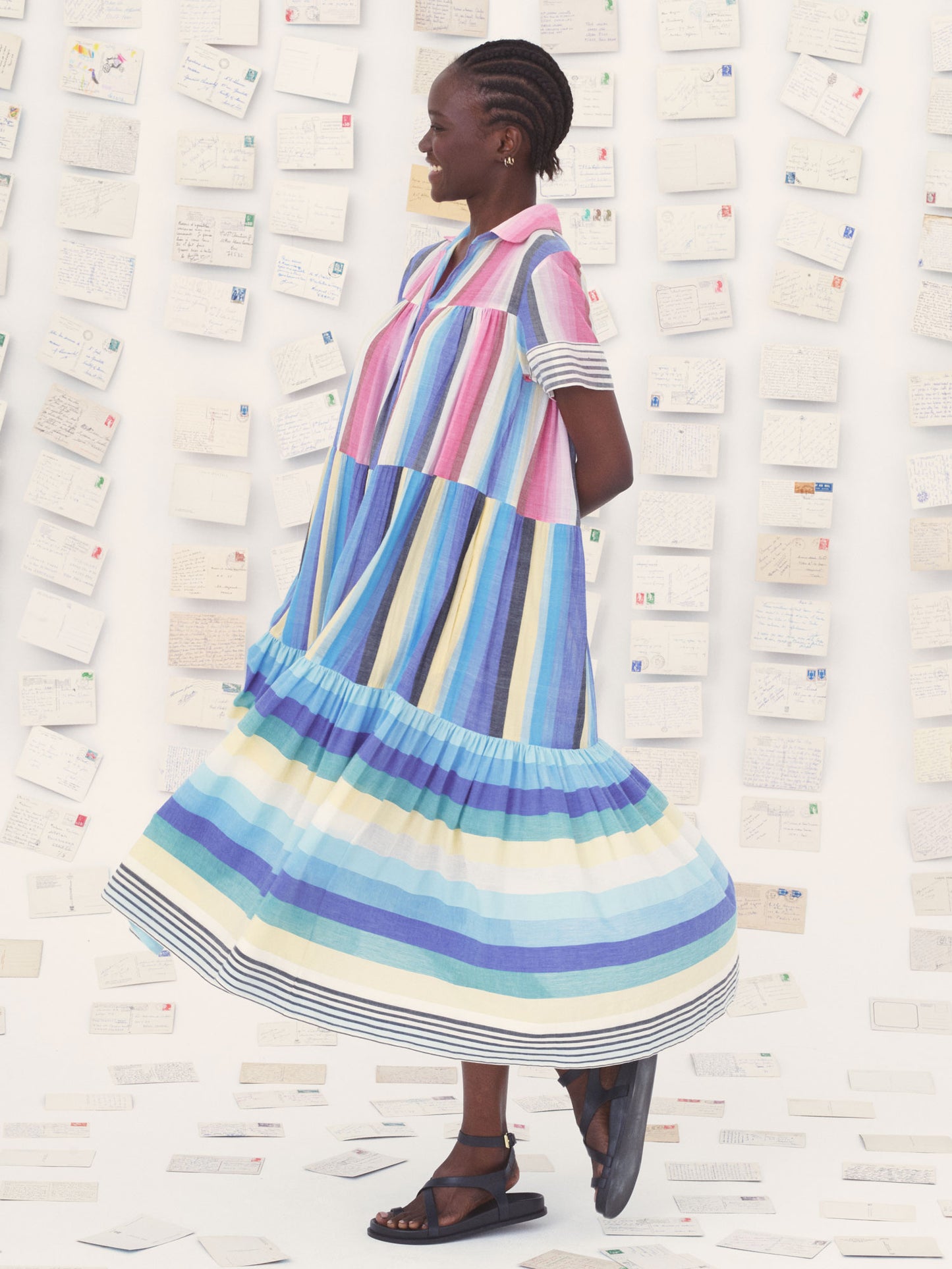 ROBE MICHELLE LES CYCLADES - BLEU