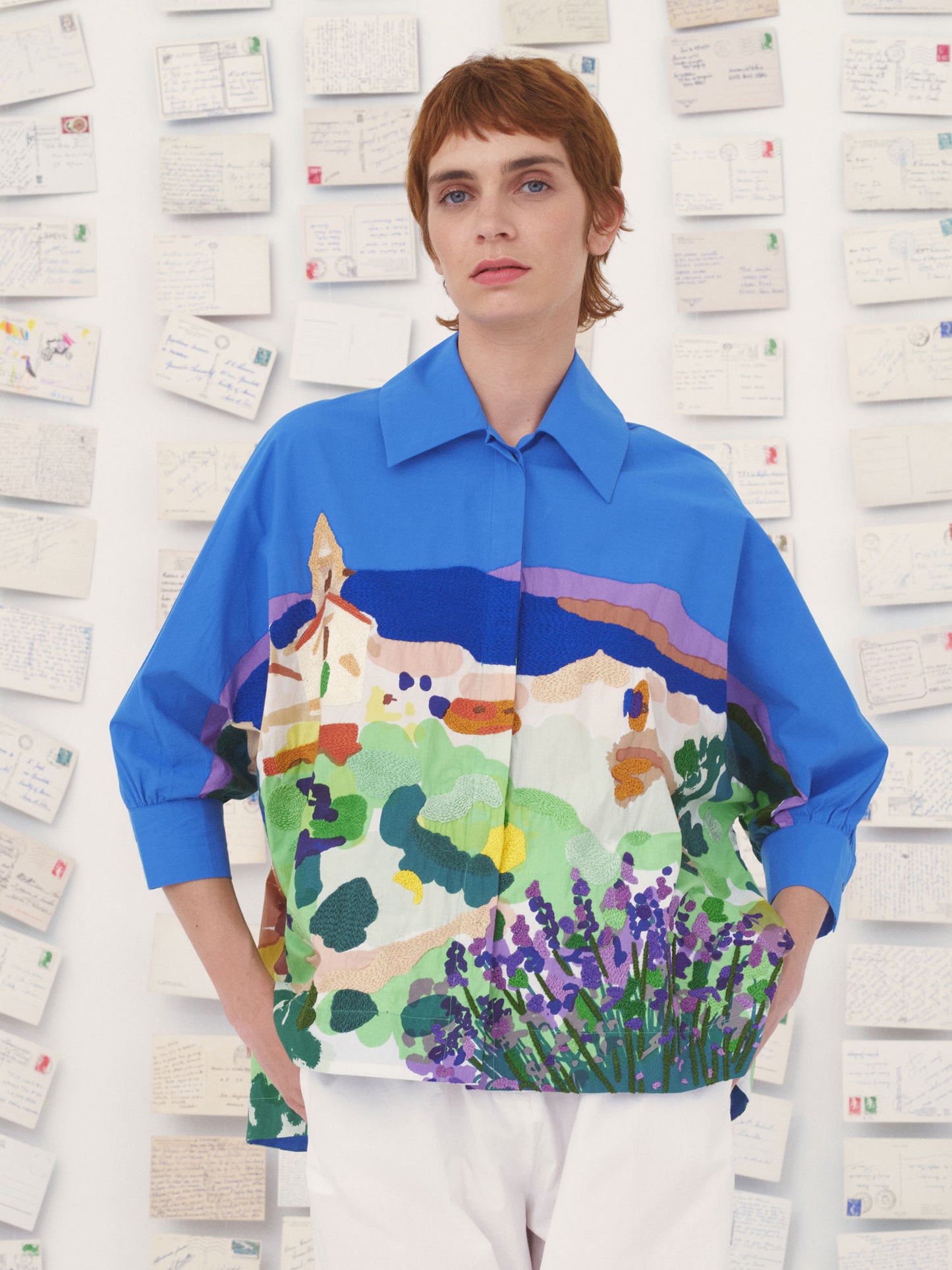 CHEMISE MANUELA - LA PROVENCE - BLUE MULTI