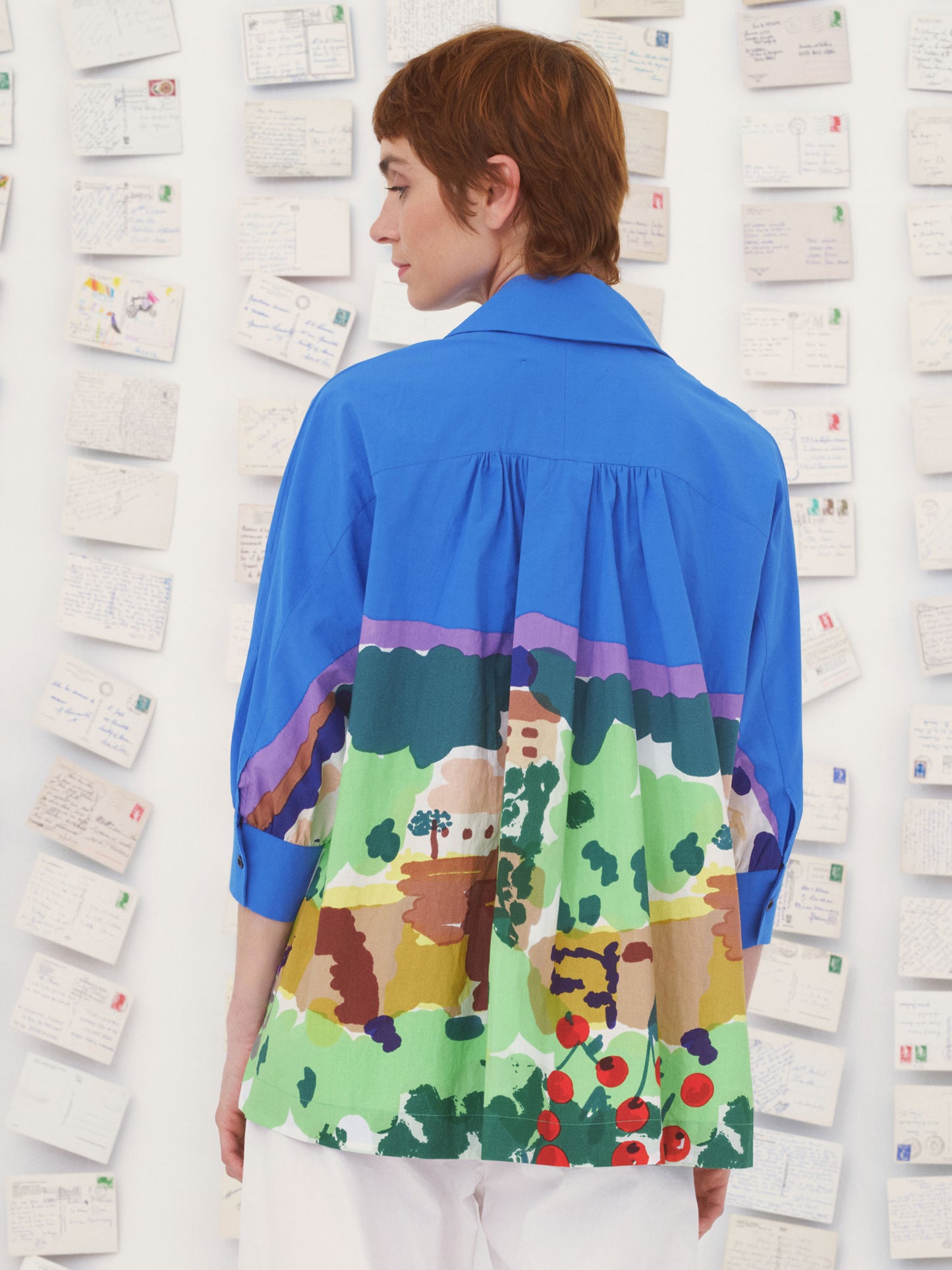 CHEMISE MANUELA - LA PROVENCE - BLUE MULTI