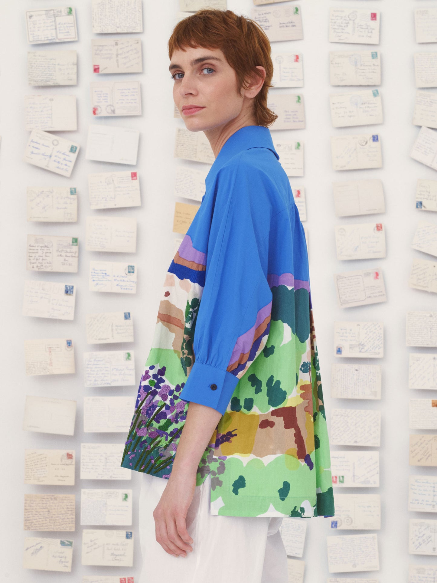 CHEMISE MANUELA - LA PROVENCE - BLUE MULTI