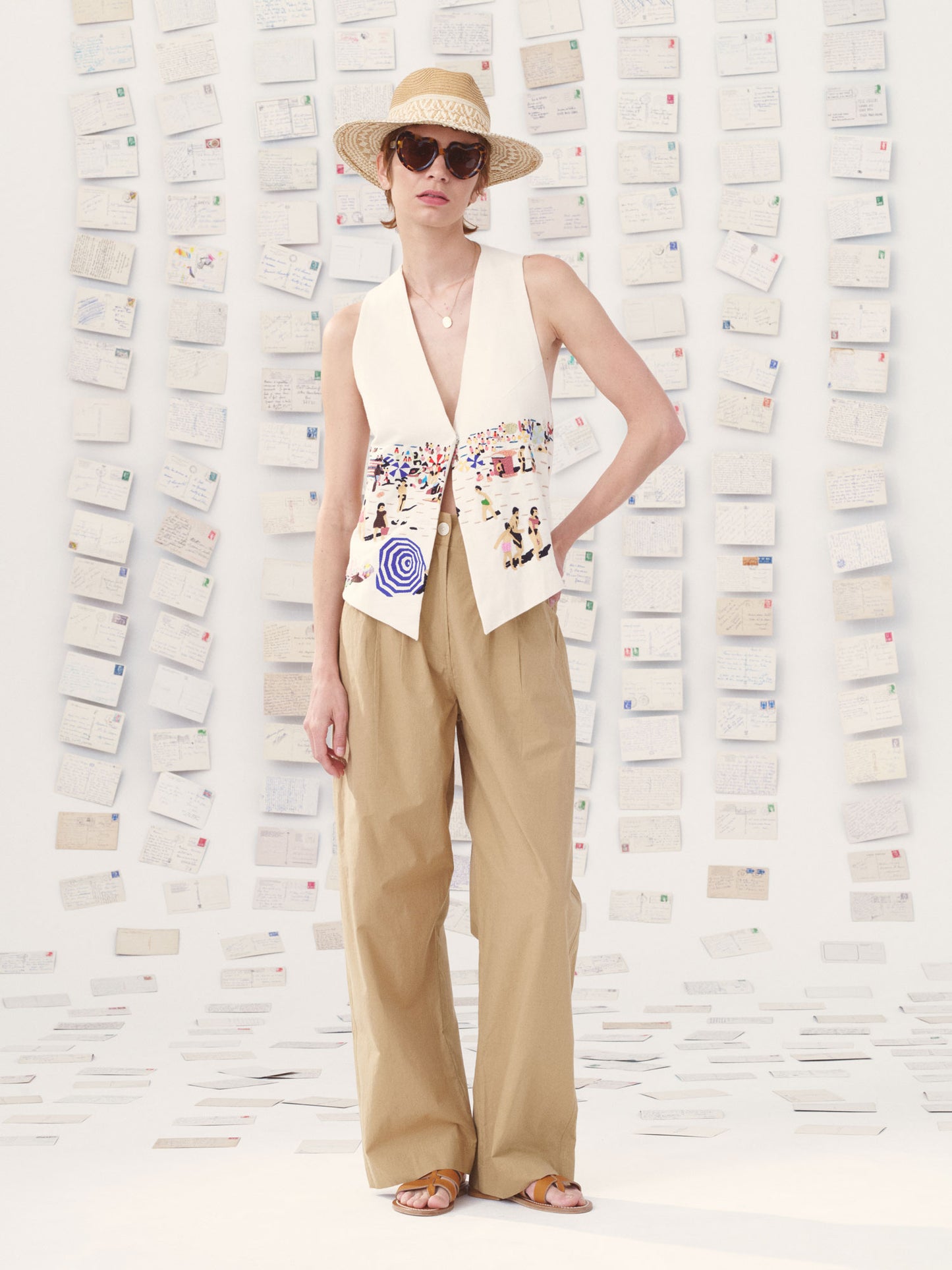 GILET PACO - LA PROVENCE - OFF WHITE