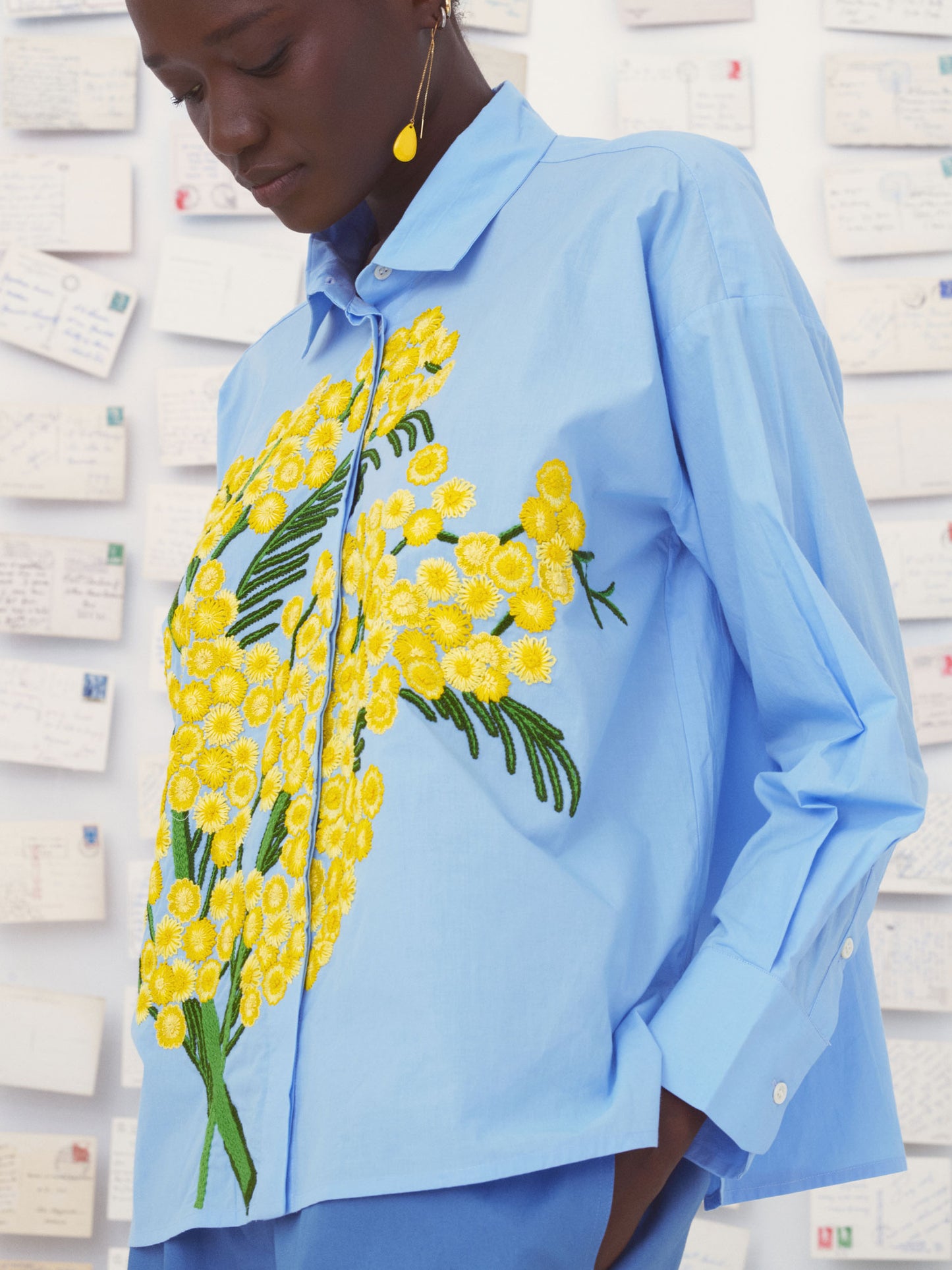 CHEMISE GRETA - LA PROVENCE - LIGHT BLUE