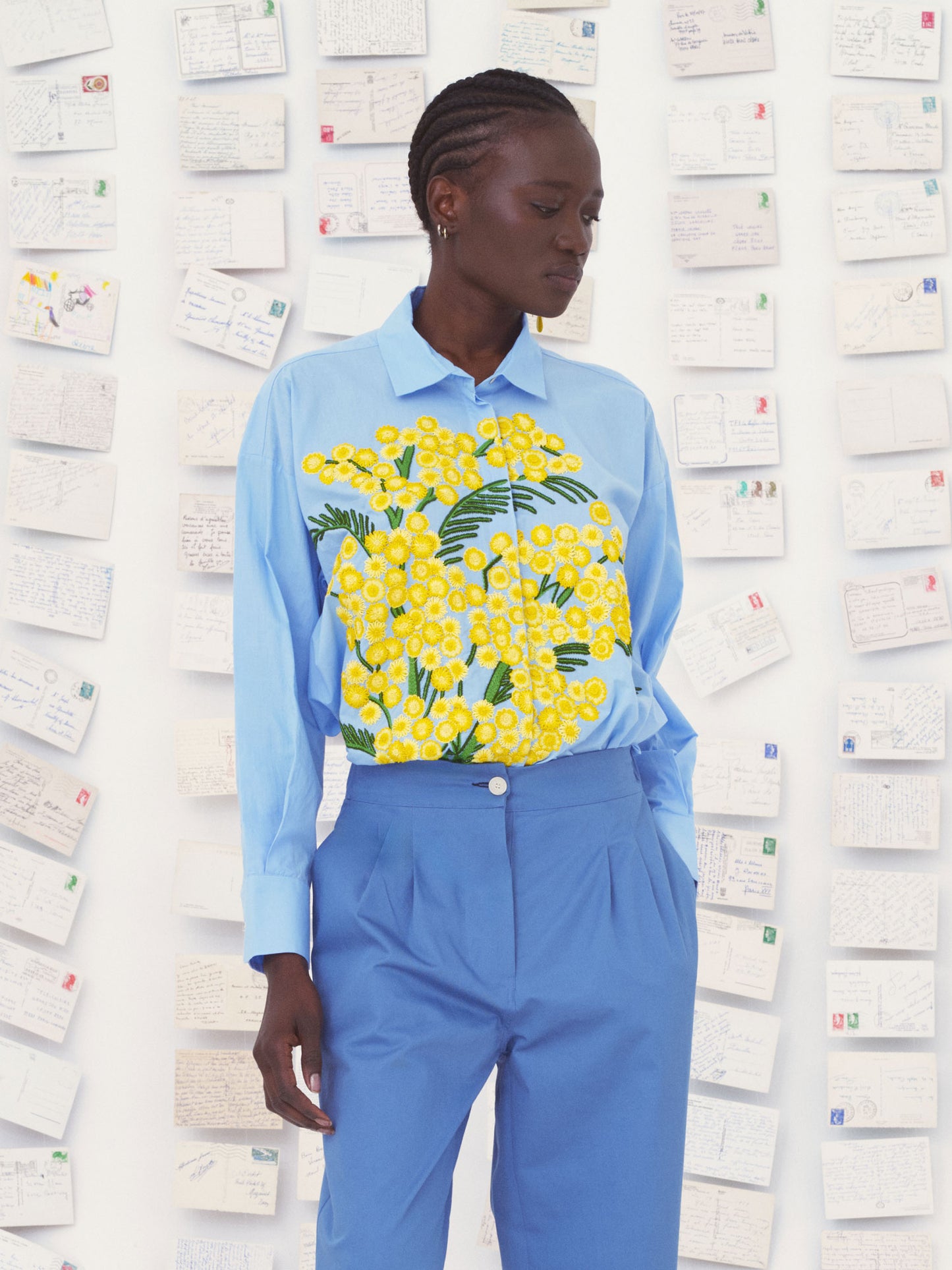 CHEMISE GRETA - LA PROVENCE - LIGHT BLUE