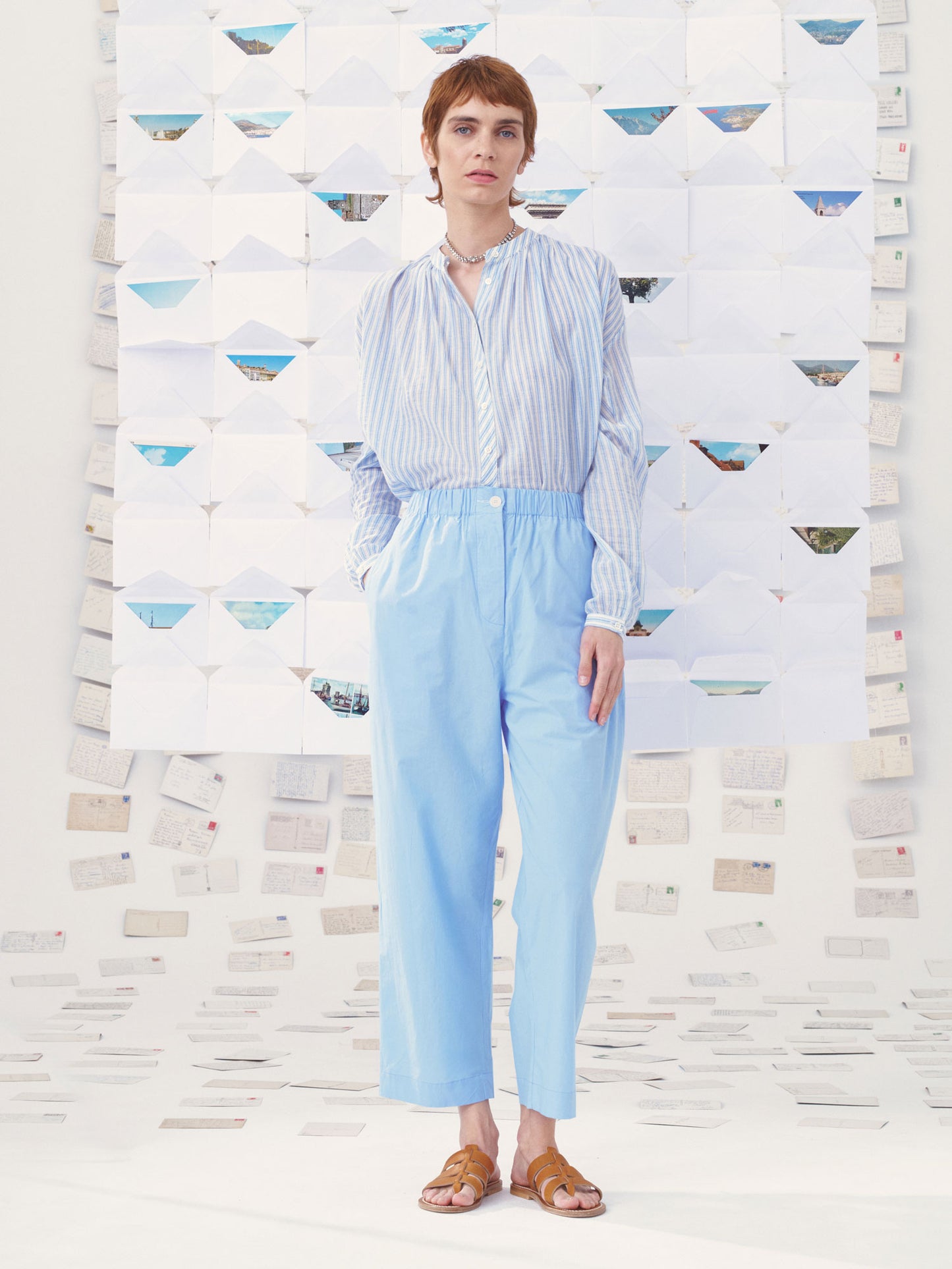 PANTALON KIKA LES UNIS - SKY BLUE