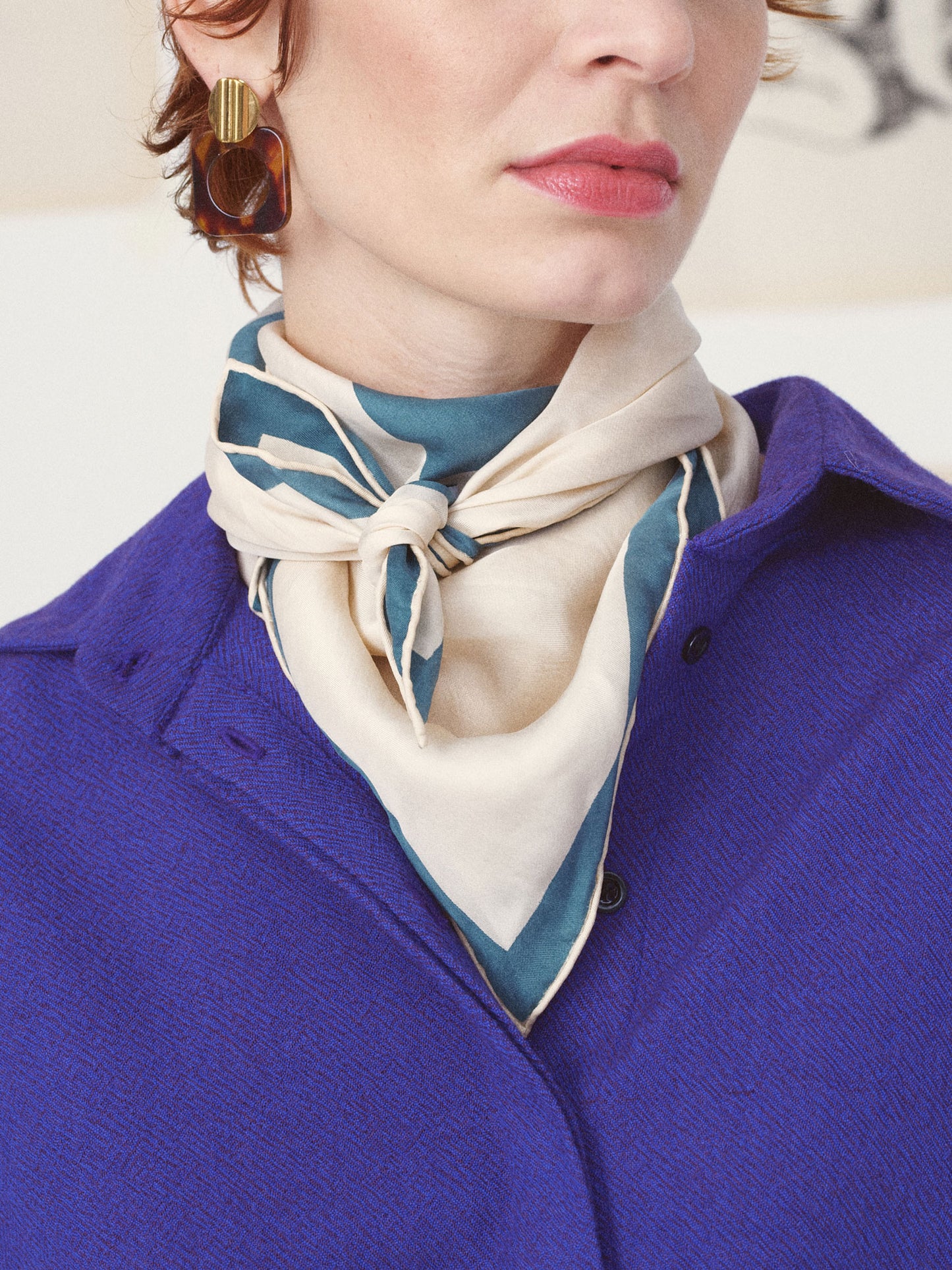 FOULARD SUZANNE - STATEMENT - CREME
