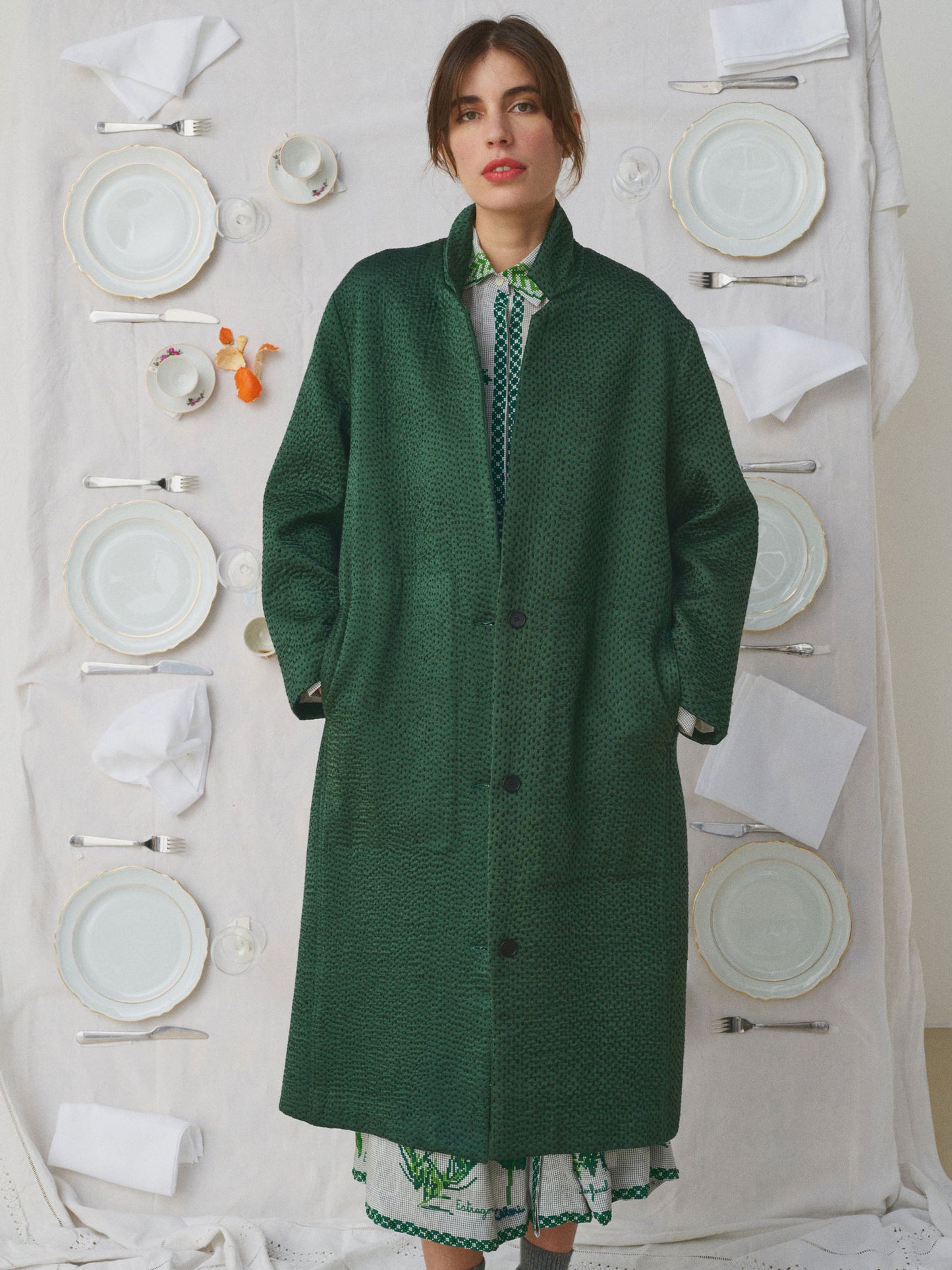 MANTEAU DONIV SILK LES UNIS