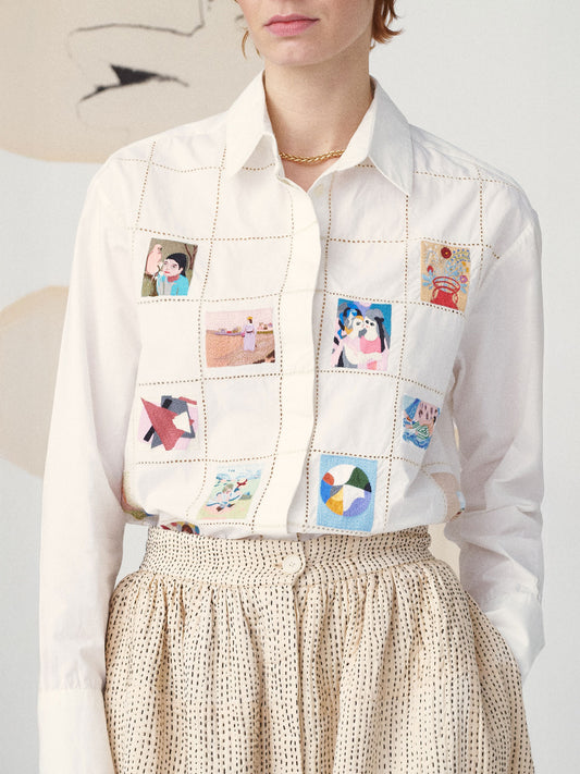 CHEMISE MILOU - STATEMENT - BLANCHE