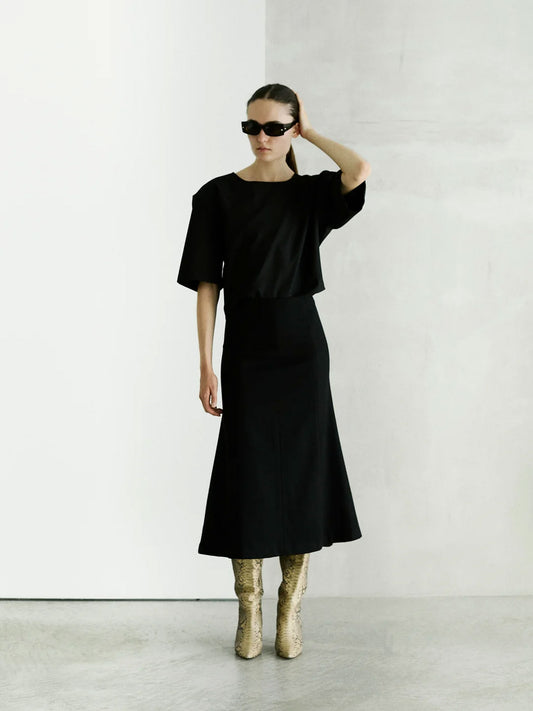 JUPE ERIKA FLANNEL WOOL