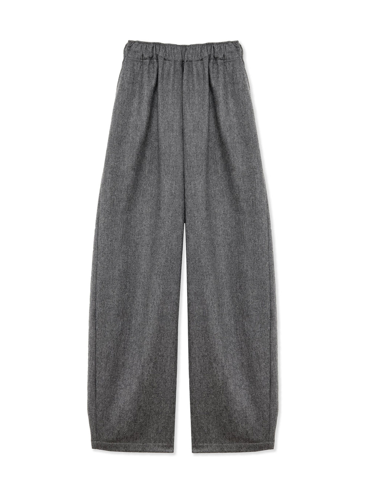 PANTALON DORA FLANNEL WOOL - LIGHT GREY