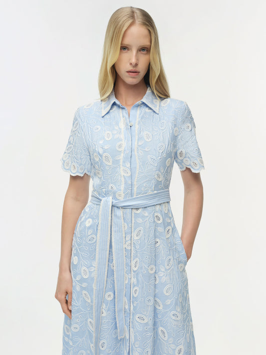 ROBE AUDRIA BLEU - TIDEPOOL MULTI