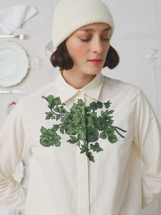 ASSIA LA VAISSELLE SHIRT - CREAM