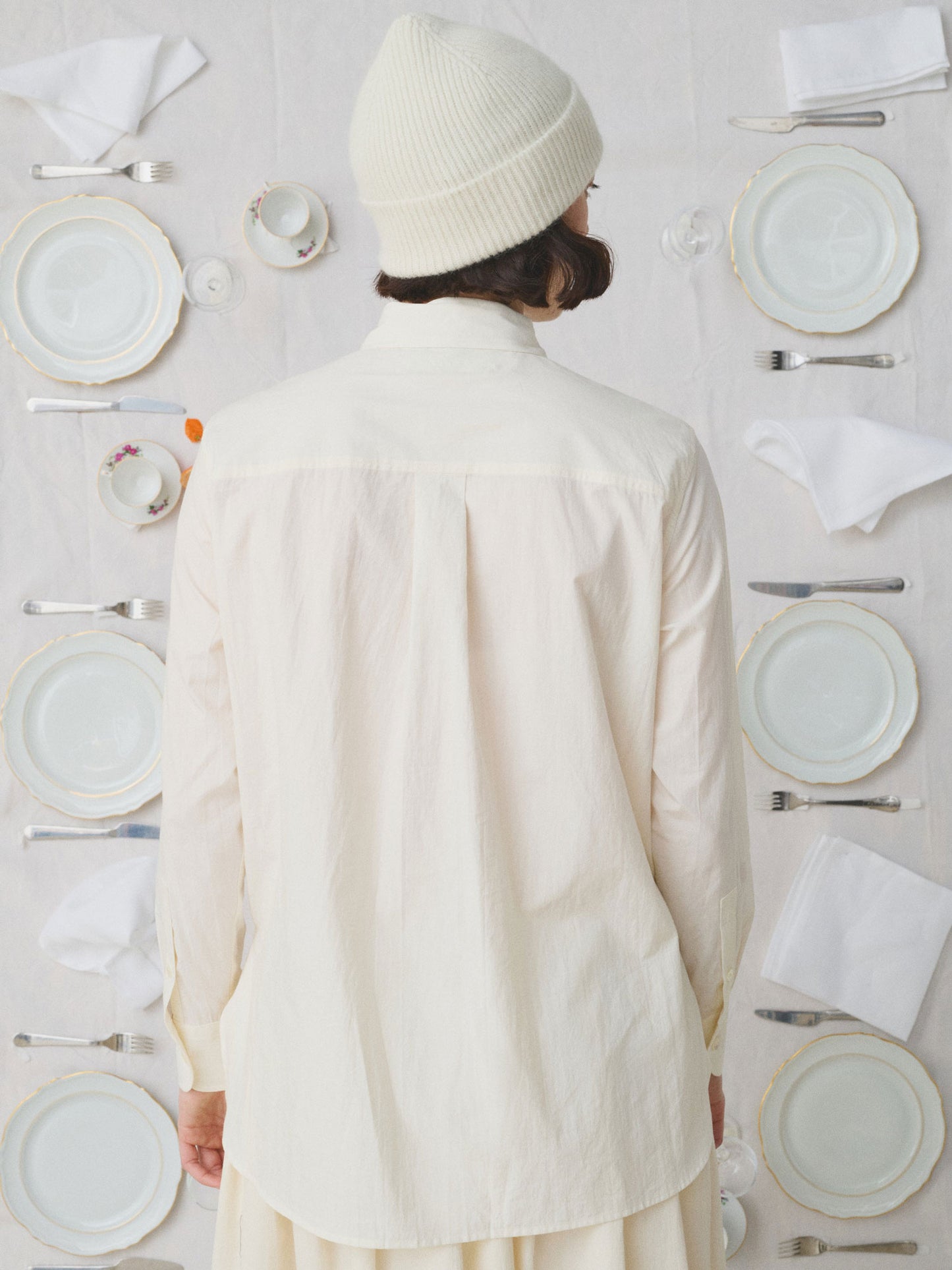 ASSIA LA VAISSELLE SHIRT - CREAM