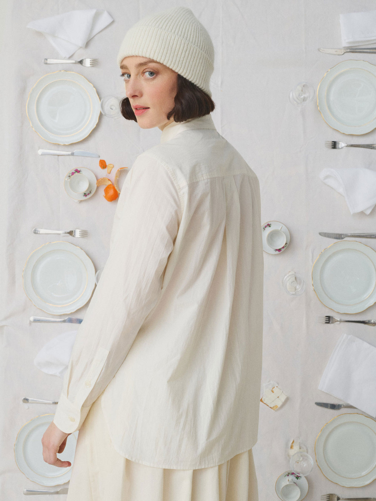 ASSIA LA VAISSELLE SHIRT - CREAM