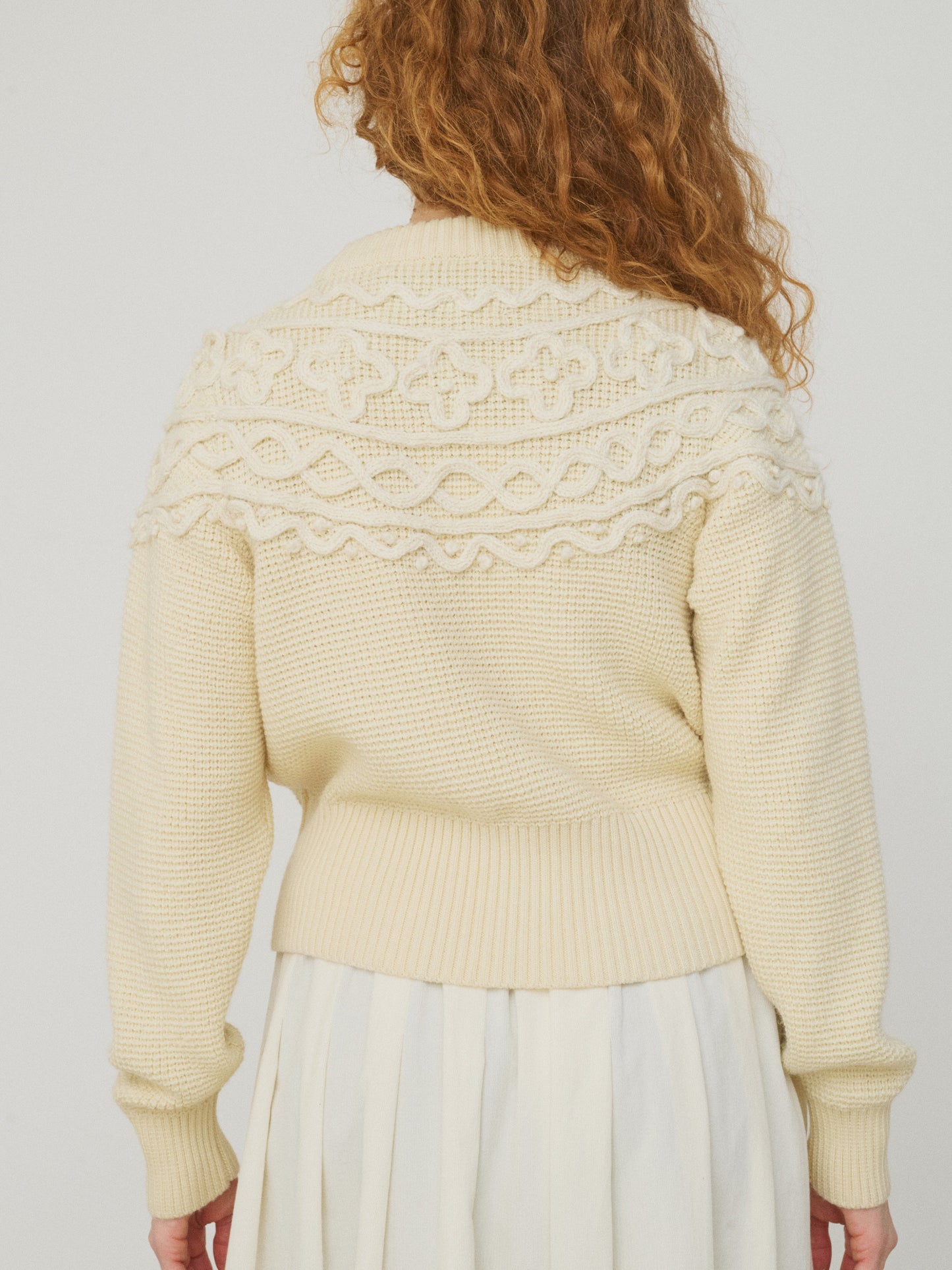 PULLOVER ROSALIE LA CHANTILLY - OFF WHITE