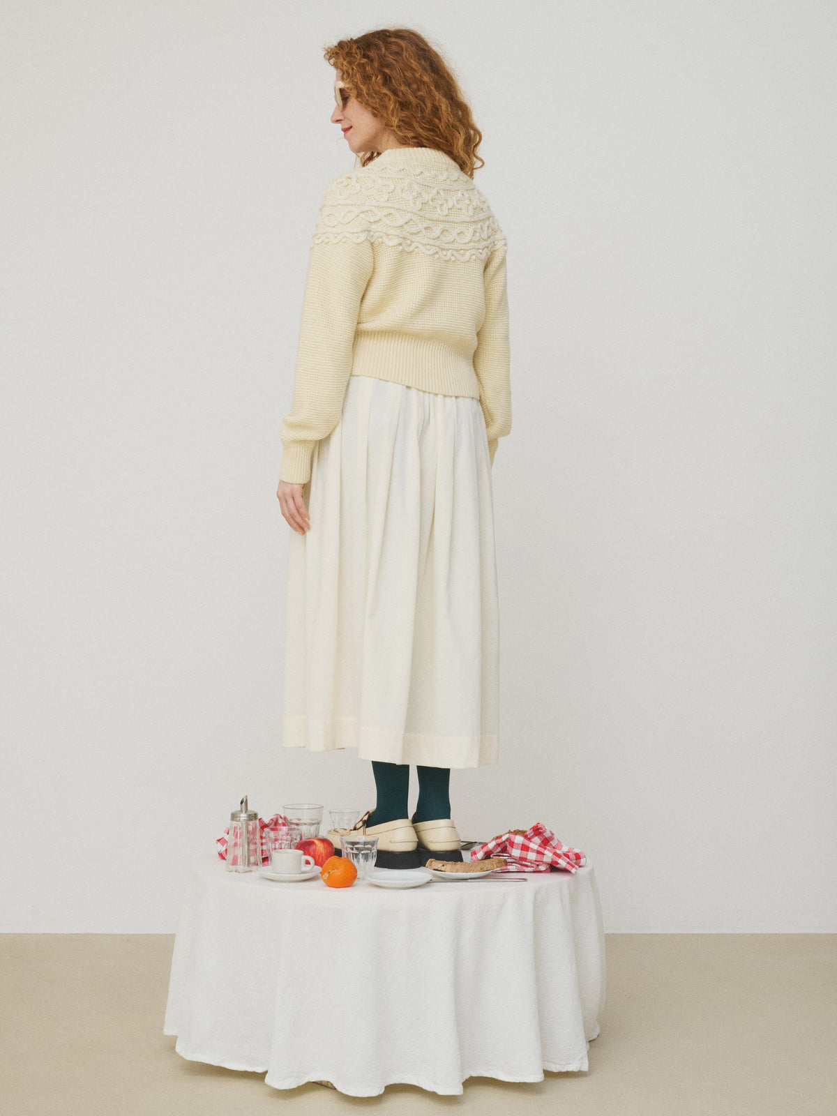 PULLOVER ROSALIE LA CHANTILLY - OFF WHITE