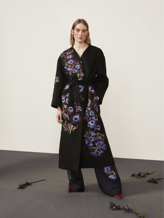 MANTEAU KIMONO BRODÉ HADLEY