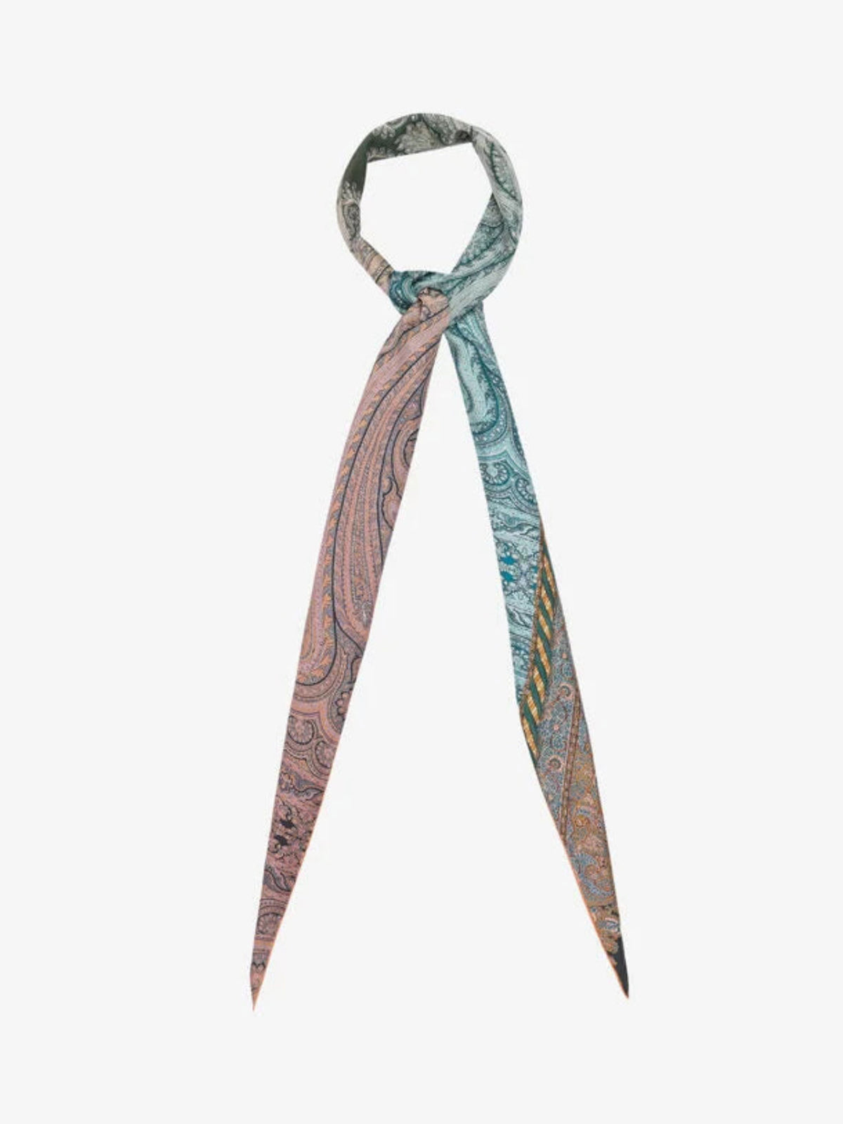 FOULARD ALOE SLIM TIE SILK PASILEY