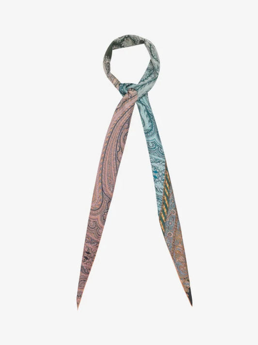 FOULARD ALOE SLIM TIE SILK PASILEY