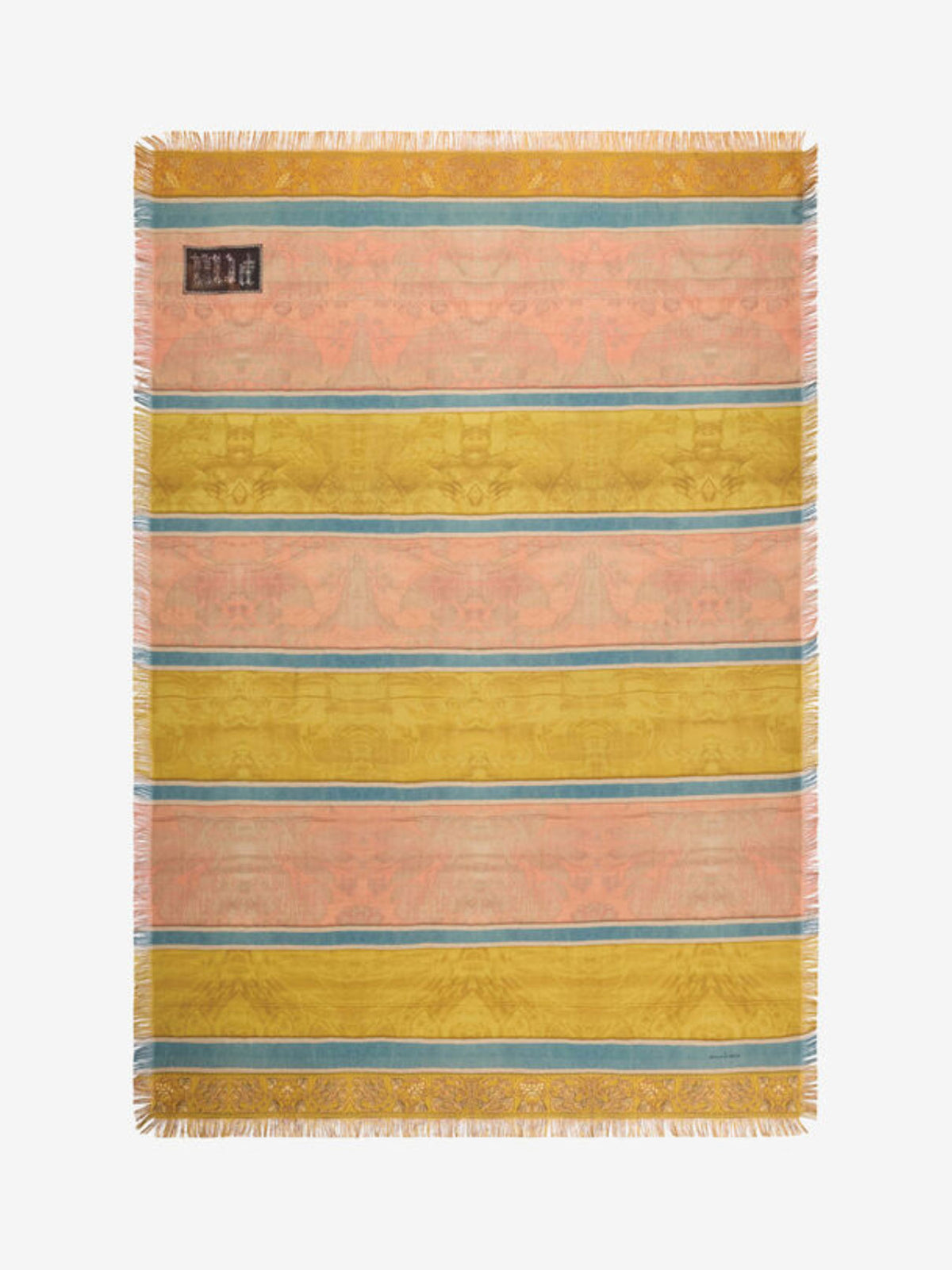 FOULARD EUCLIDEX SILK BLOCK STRIPES - 135x195